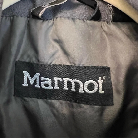 Marmot Men’s Classic Puffer Jacket Dark Grey Small Outdoor Gorpcore Hiking Fall - Picture 3 of 6